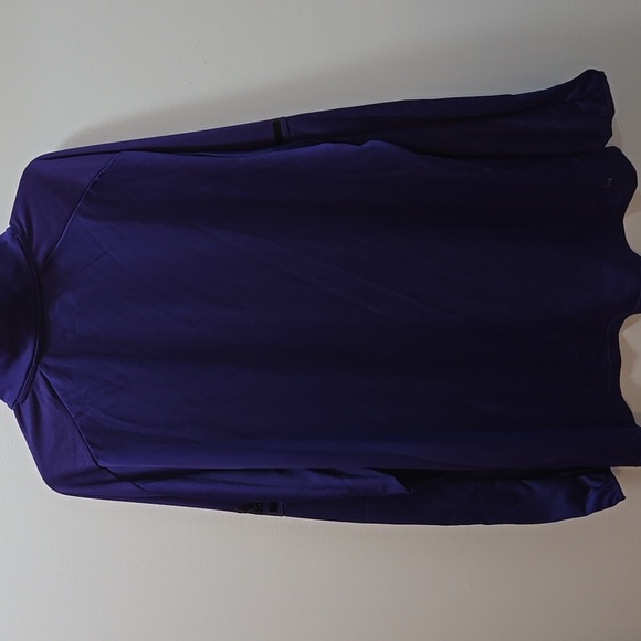 ADIDAS Men's Collegiate Purple/BL QUARTER Zip 2XL NWT 💜💙💜💙 - Picture 5 of 9